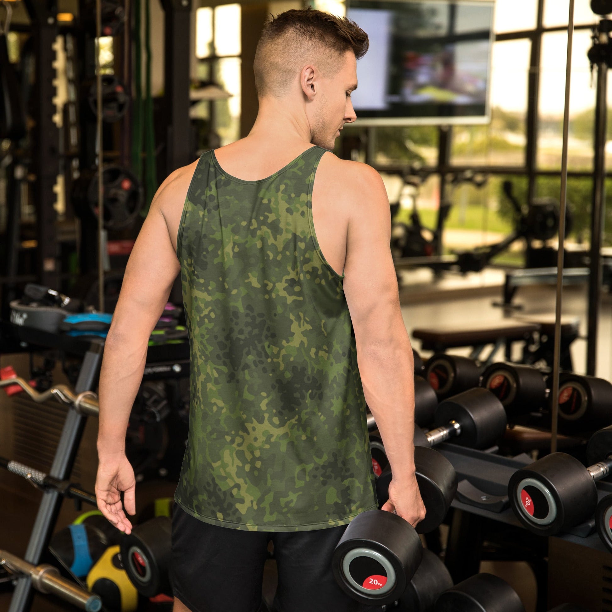 German Flecktarn Tropical CAMO Unisex Tank Top