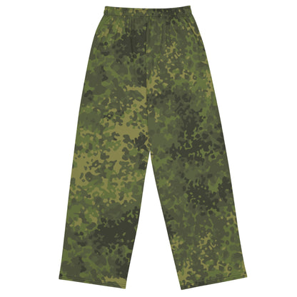 German Flecktarn Tropical CAMO Unisex Wide-Leg Leisure Pants