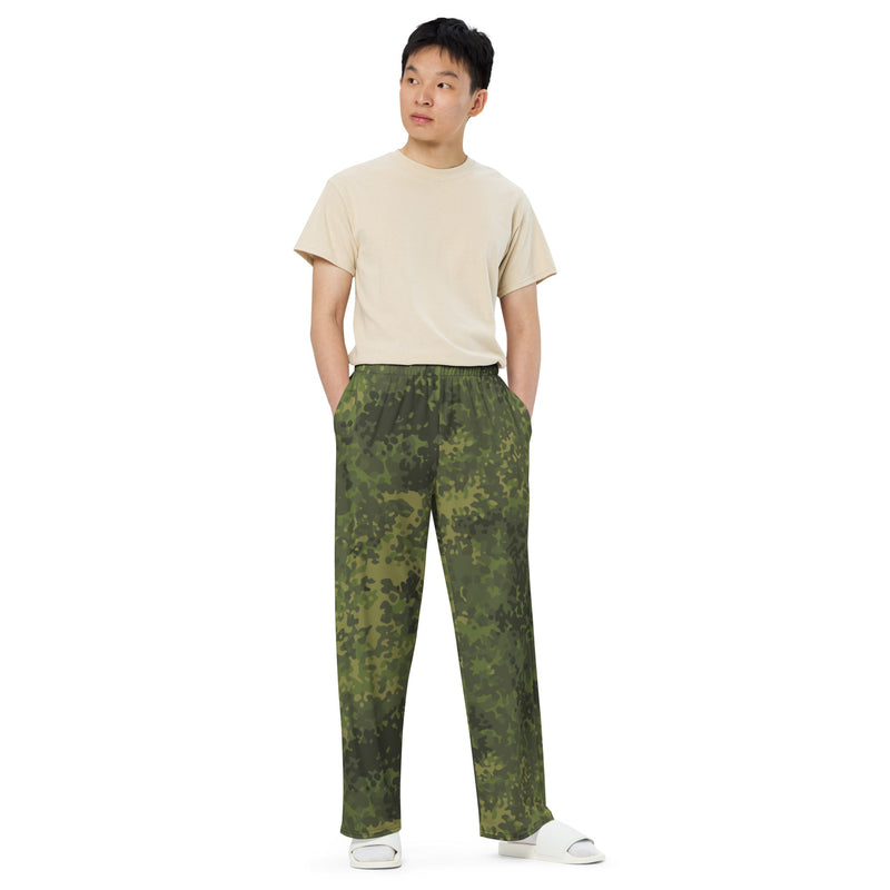 Flecktarn Bundeswehr Tropical CAMO Unisex Wide-Leg Leisure Pants