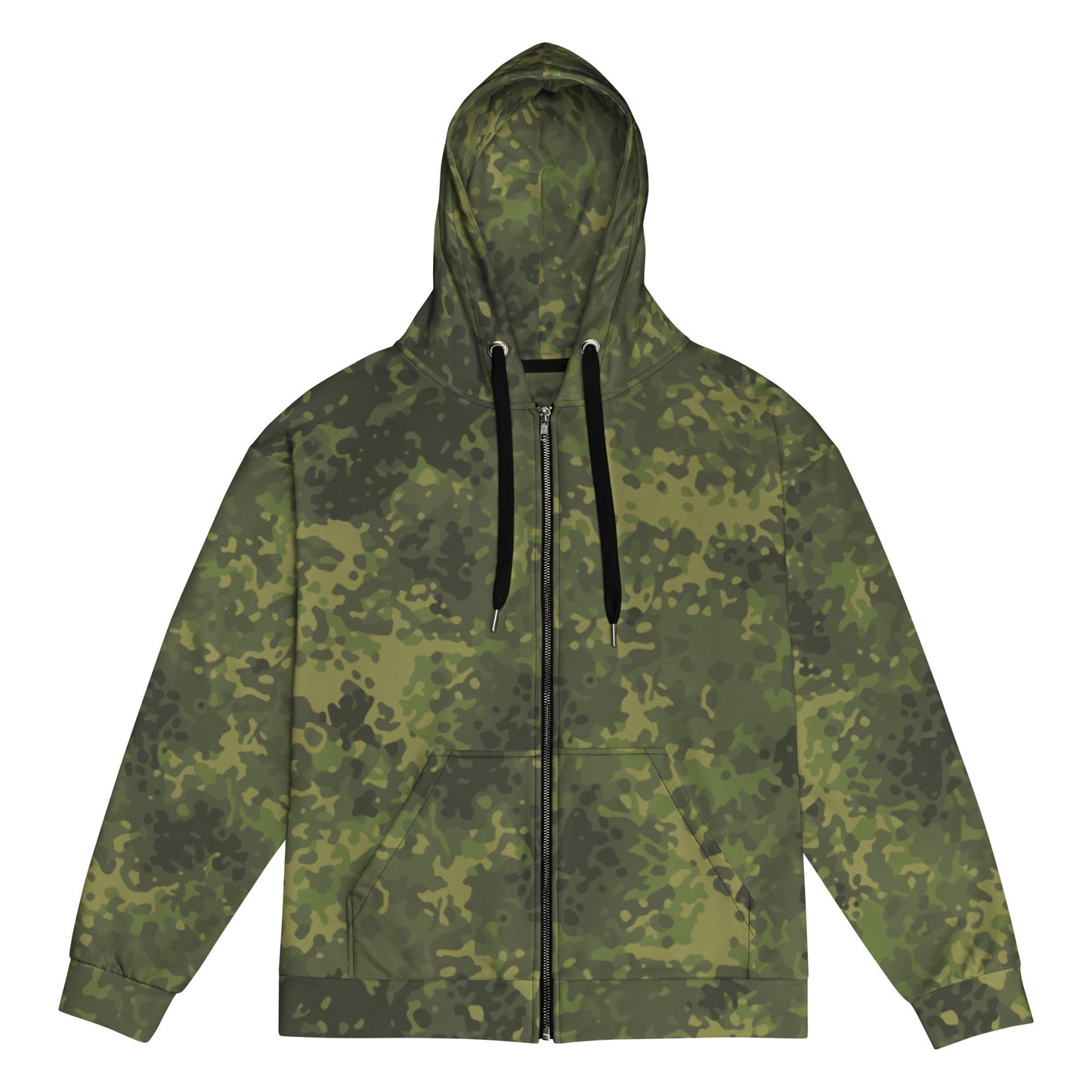 German Flecktarn Tropical CAMO Unisex Zip Hoodie - 2XS