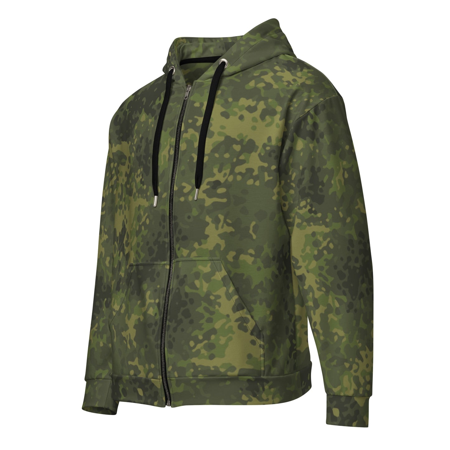 German Flecktarn Tropical CAMO Unisex Zip Hoodie