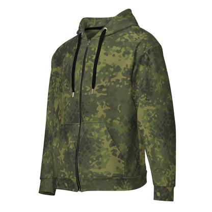 German Flecktarn Tropical CAMO Unisex Zip Hoodie
