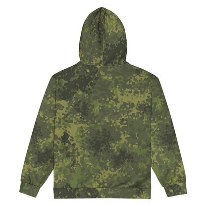 German Flecktarn Tropical CAMO Unisex Zip Hoodie