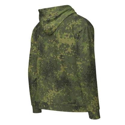 German Flecktarn Tropical CAMO Unisex Zip Hoodie