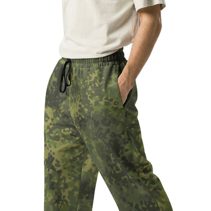 German Flecktarn Tropical CAMO Unisex Wide-Leg Joggers