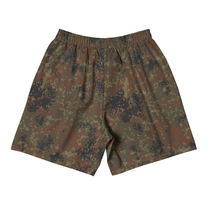 German Flecktarn CAMO Unisex Athletic Long Shorts