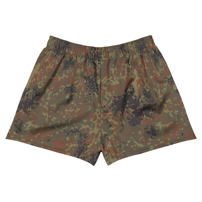 Flecktarn Bundeswehr Woodland CAMO Unisex Athletic Shorts
