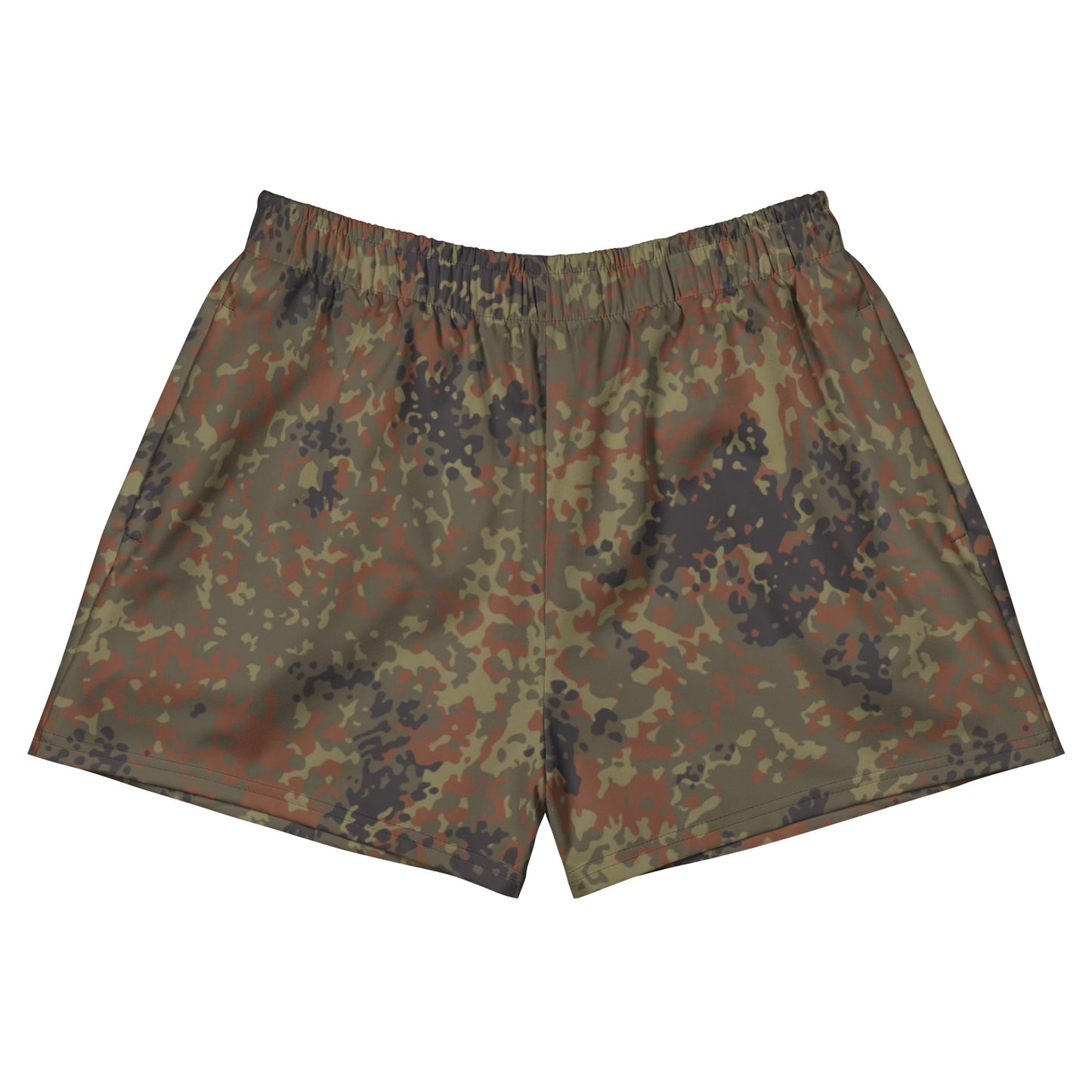 German Flecktarn CAMO Unisex Athletic Shorts