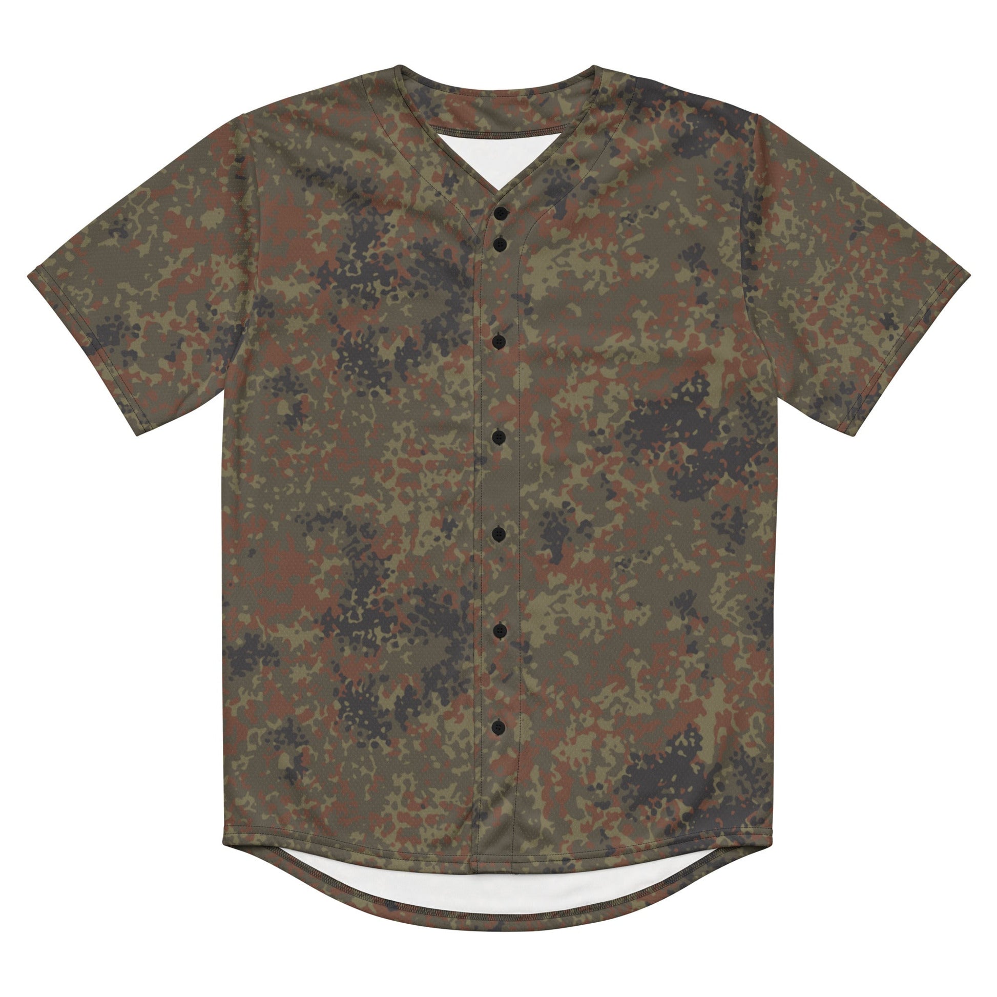German Flecktarn CAMO Unisex Baseball Jersey