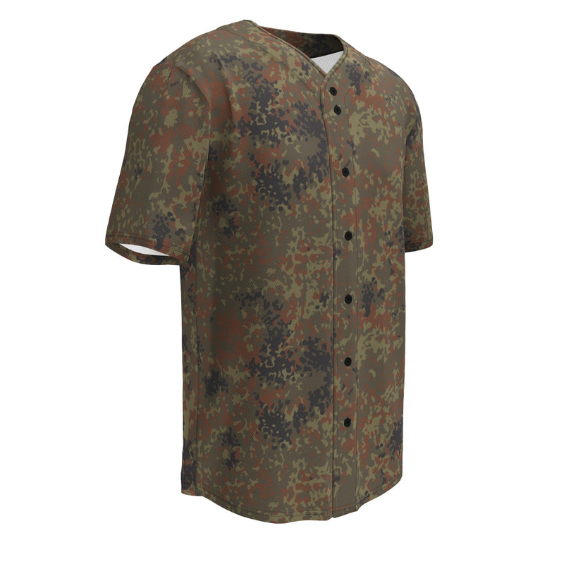 Flecktarn Bundeswehr Woodland CAMO Unisex Baseball Jersey