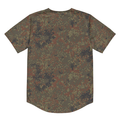 German Flecktarn CAMO Unisex Baseball Jersey
