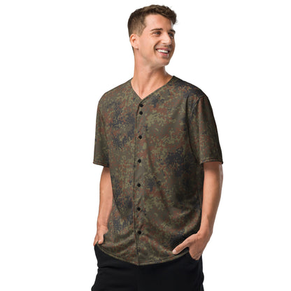 German Flecktarn CAMO Unisex Baseball Jersey