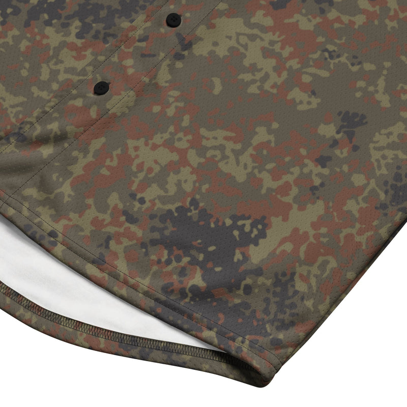 Flecktarn Bundeswehr Woodland CAMO Unisex Baseball Jersey