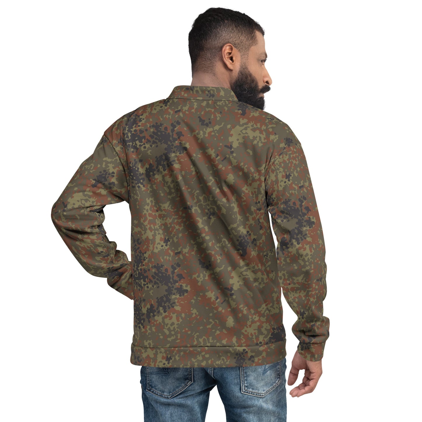 German Flecktarn CAMO Unisex Bomber Jacket