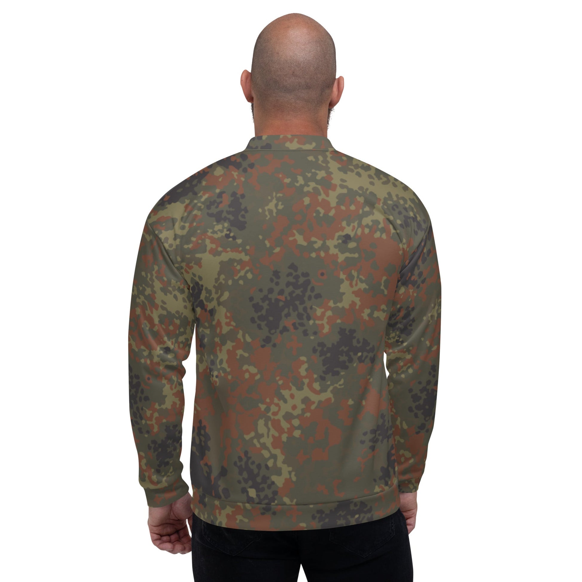 German Flecktarn CAMO Unisex Bomber Jacket - Jackets