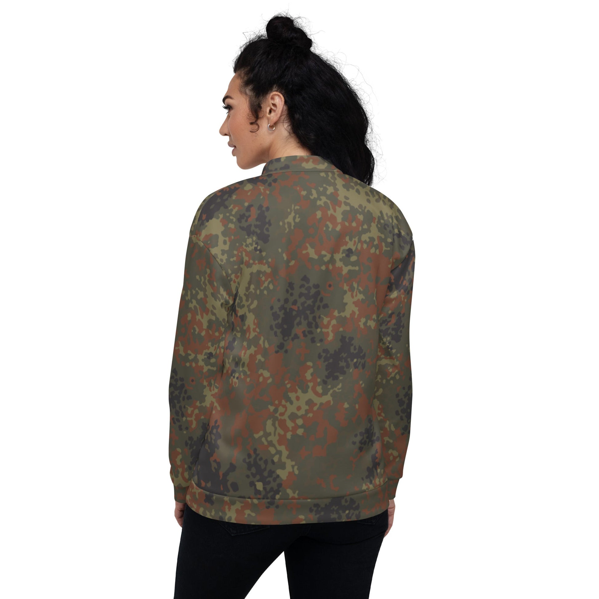 German Flecktarn CAMO Unisex Bomber Jacket - Jackets