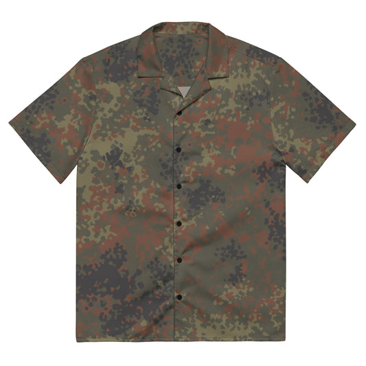 German Flecktarn CAMO Unisex button shirt 2XS Button Shirts