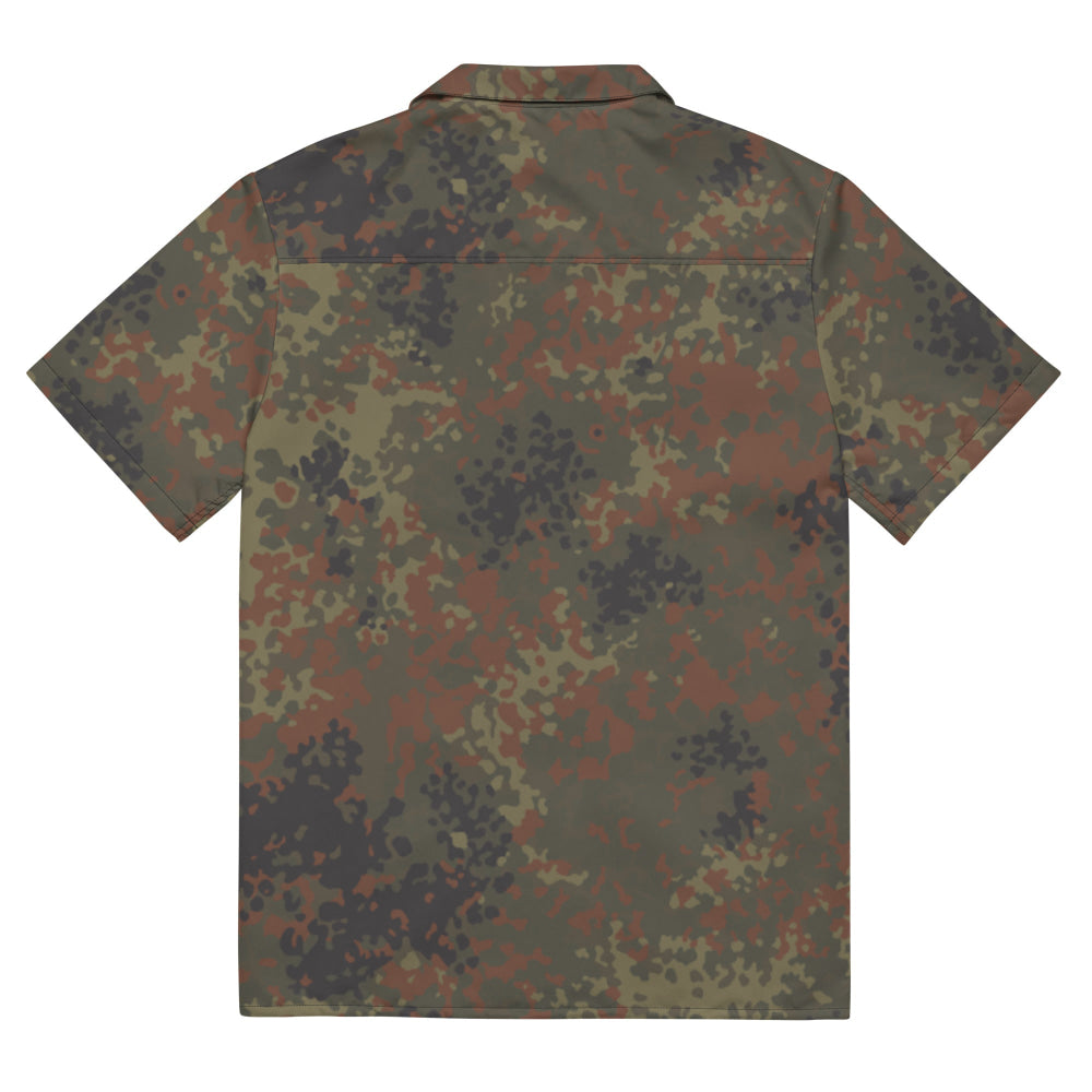 German Flecktarn CAMO Unisex button shirt - Button Shirt