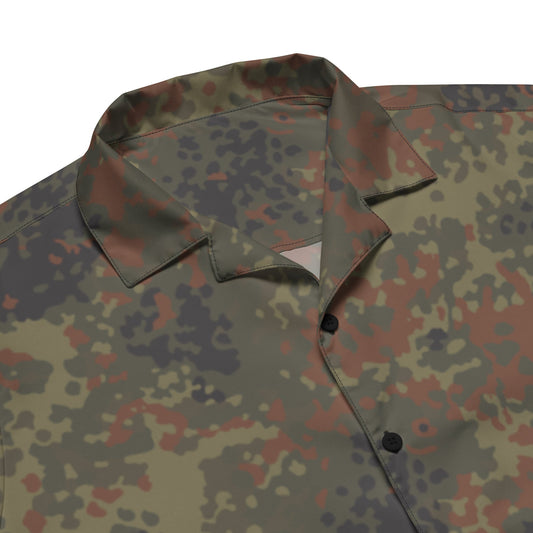 German Flecktarn CAMO Unisex button shirt Button Shirts