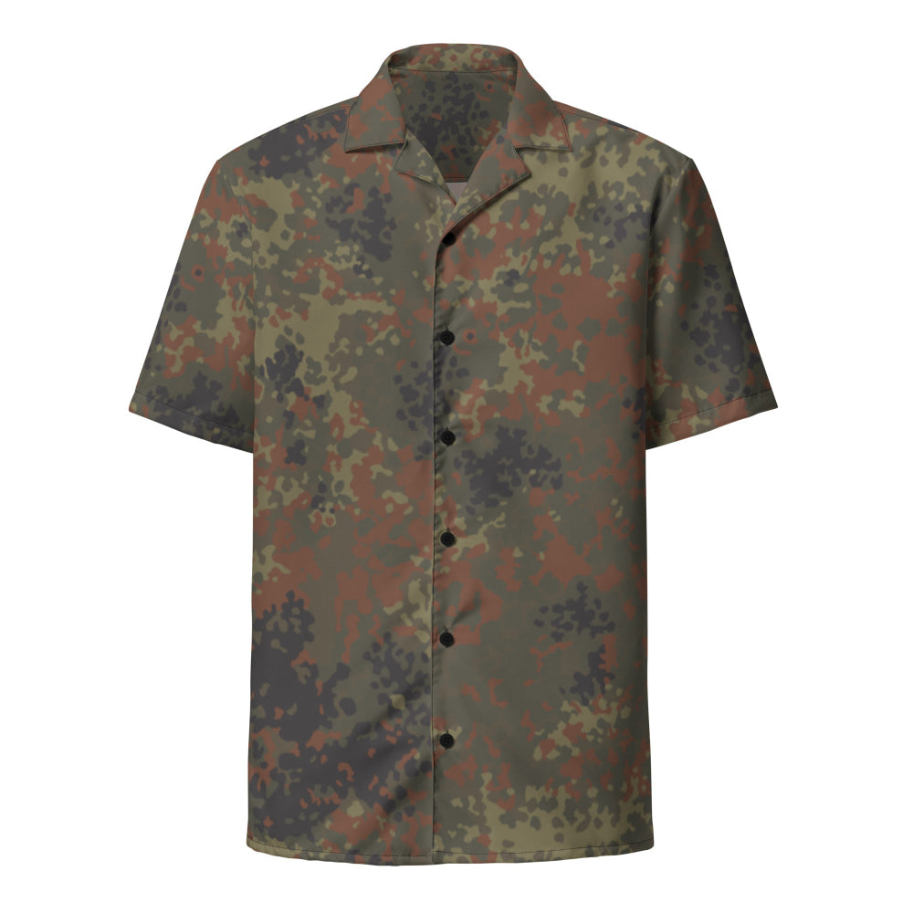 German Flecktarn CAMO Unisex button shirt - Button Shirt