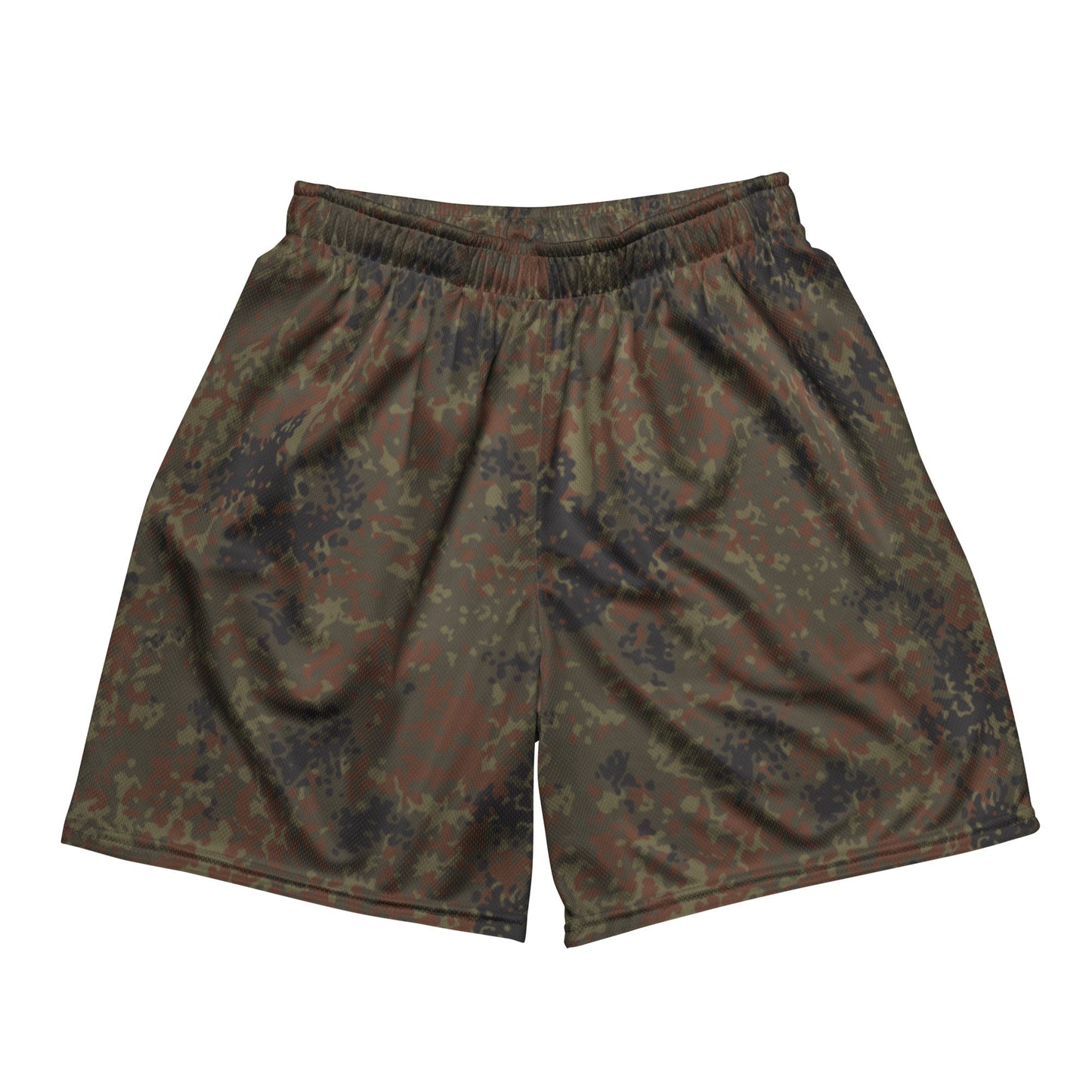 German Flecktarn CAMO Unisex Mesh Shorts - 2XS
