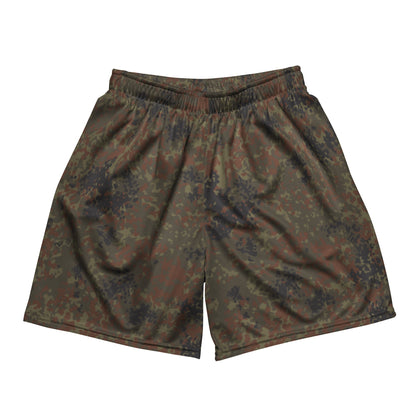 German Flecktarn CAMO Unisex Mesh Shorts - 2XS