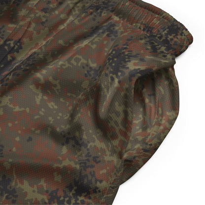 German Flecktarn CAMO Unisex Mesh Shorts