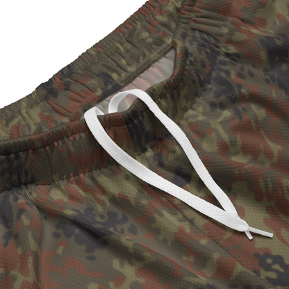 German Flecktarn CAMO Unisex Mesh Shorts