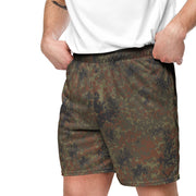 Flecktarn Bundeswehr Woodland CAMO Unisex Mesh Shorts