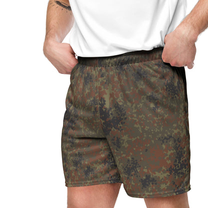 German Flecktarn CAMO Unisex Mesh Shorts