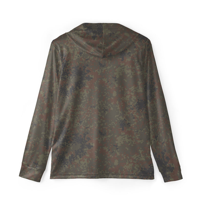 Flecktarn Bundeswehr Woodland CAMO Unisex Sports Warmup Hoodie