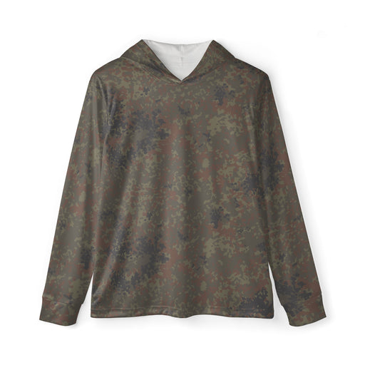 Flecktarn Bundeswehr Woodland CAMO Unisex Sports Warmup Hoodie - XS