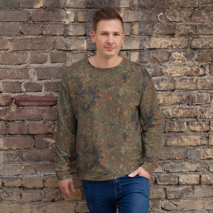 German Flecktarn CAMO Unisex Sweatshirt - XS