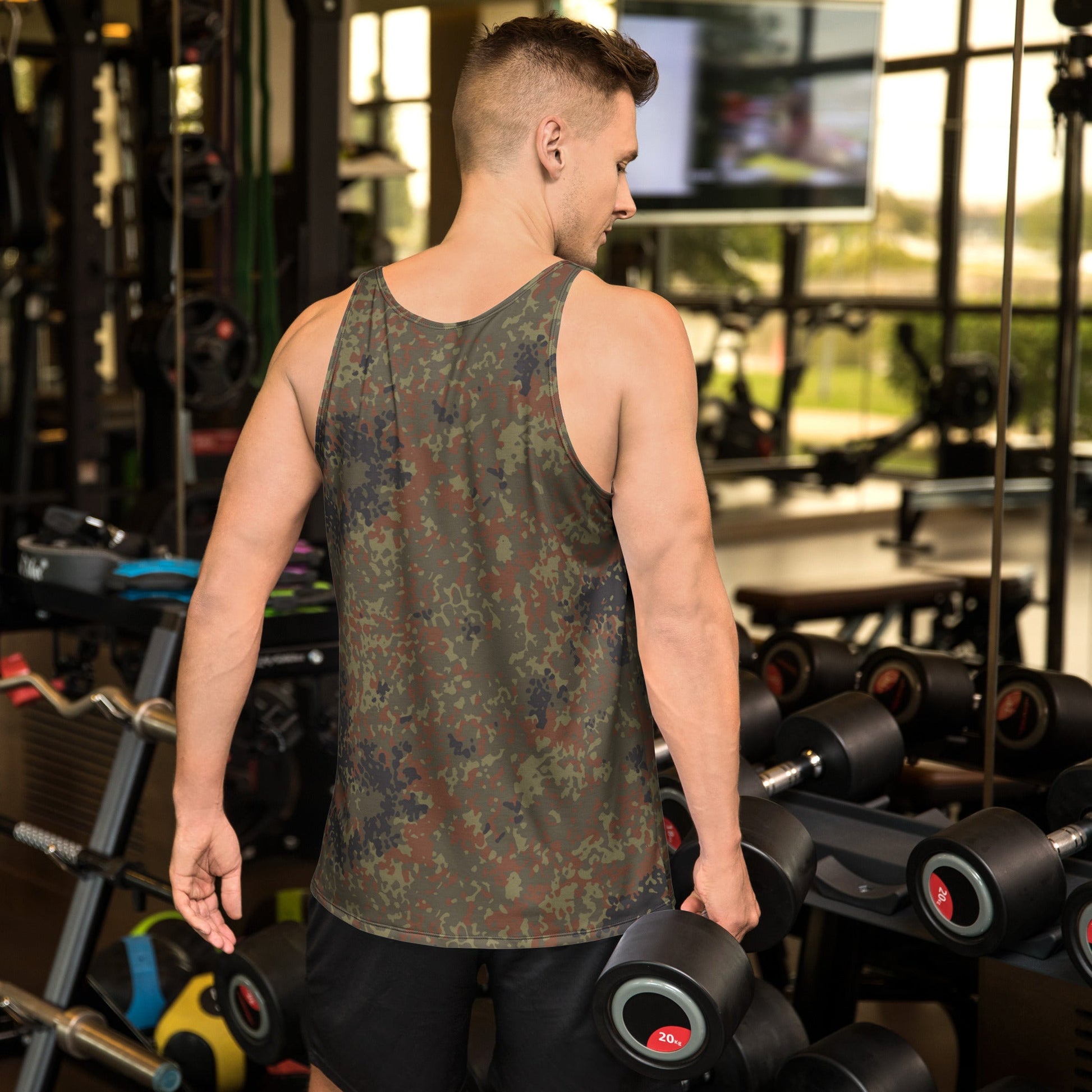 German Flecktarn CAMO Unisex Tank Top