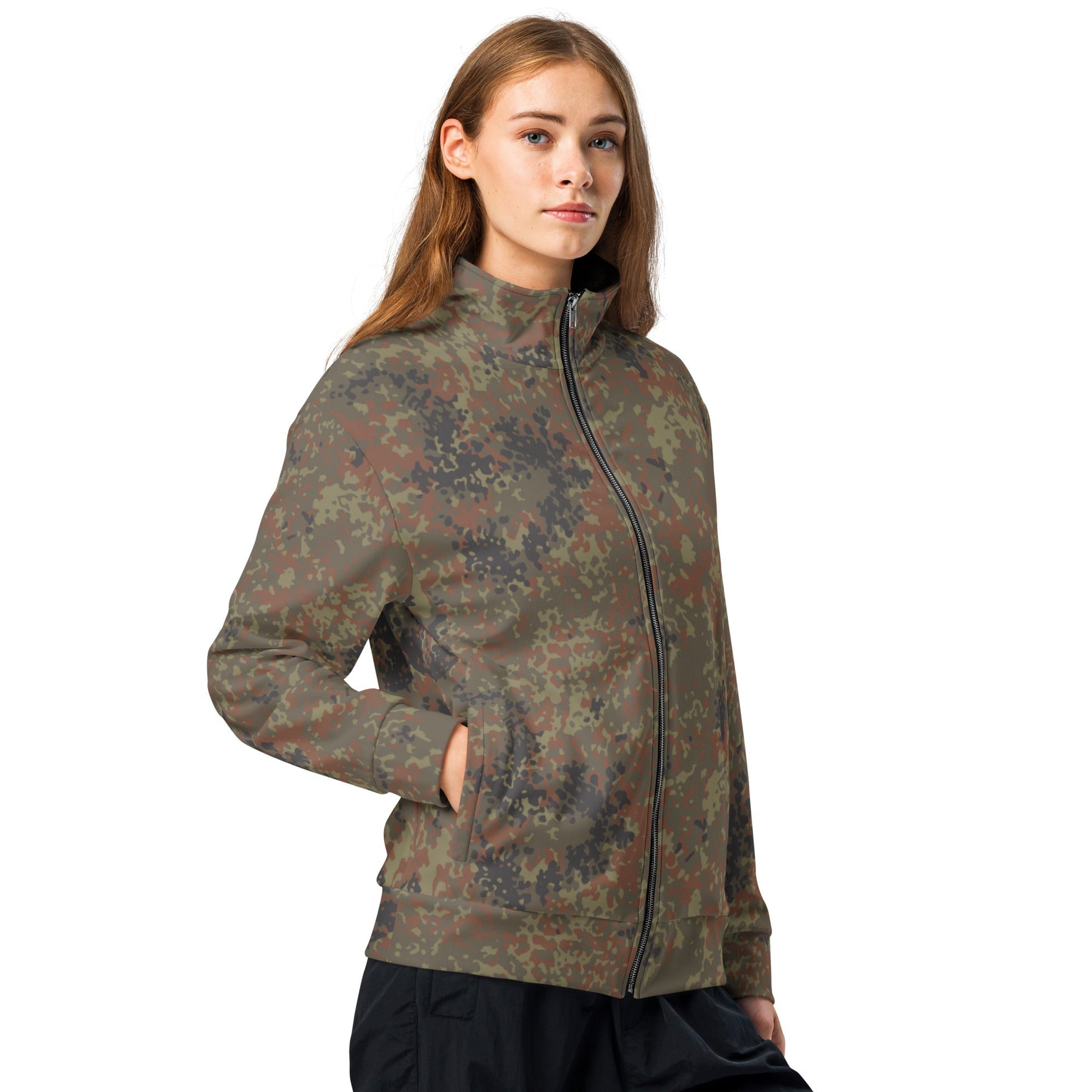 German Flecktarn CAMO Unisex Track Jacket