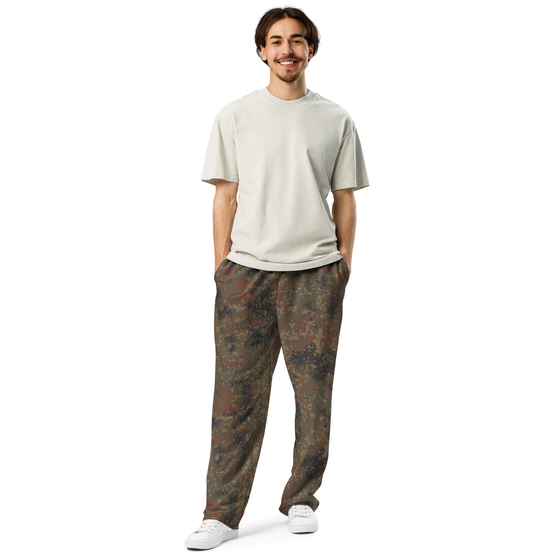 German Flecktarn CAMO Unisex Wide-Leg Joggers