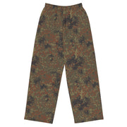 Flecktarn Bundeswehr Woodland CAMO Unisex Wide-Leg Leisure Pants - 2XS