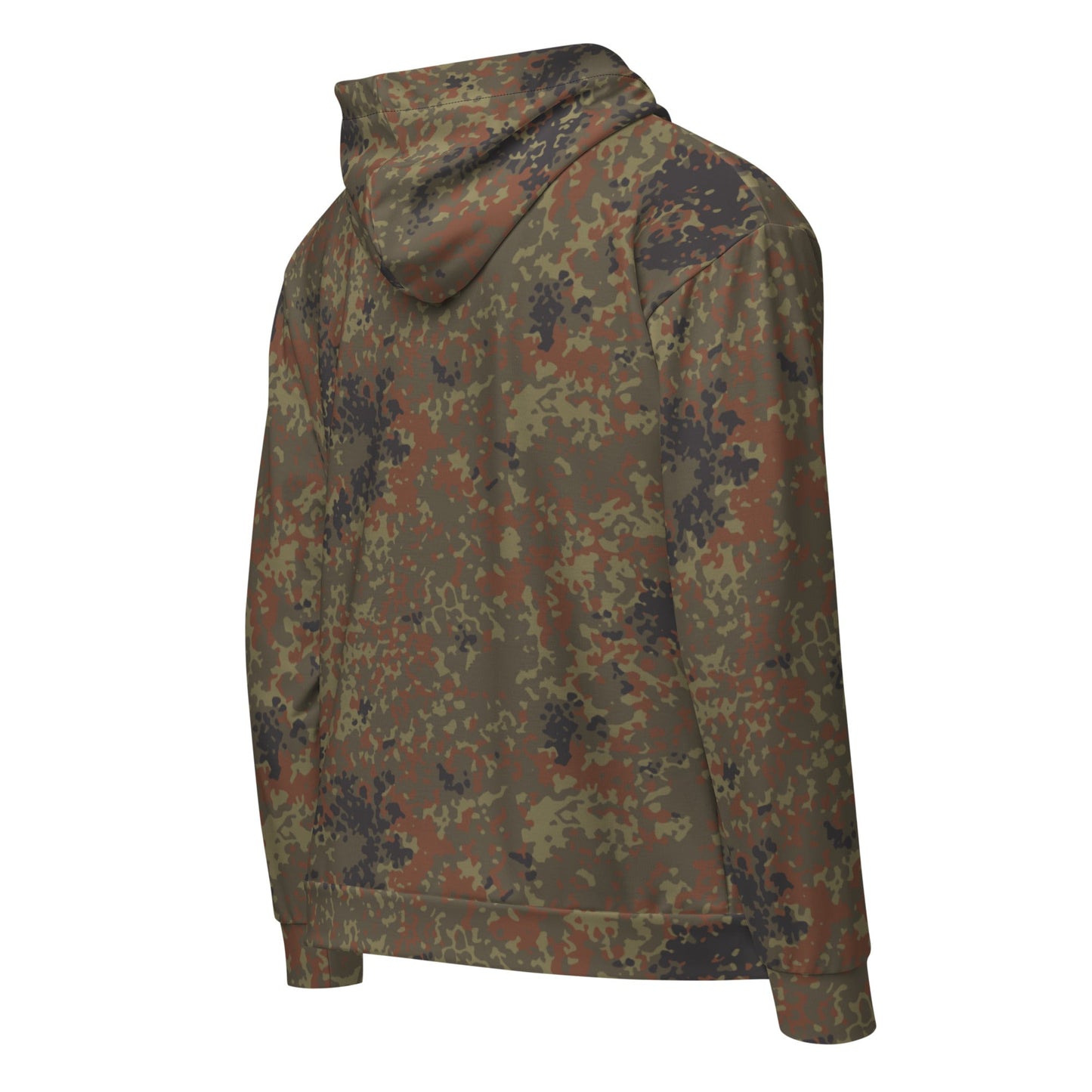 German Flecktarn CAMO Unisex Zip Hoodie