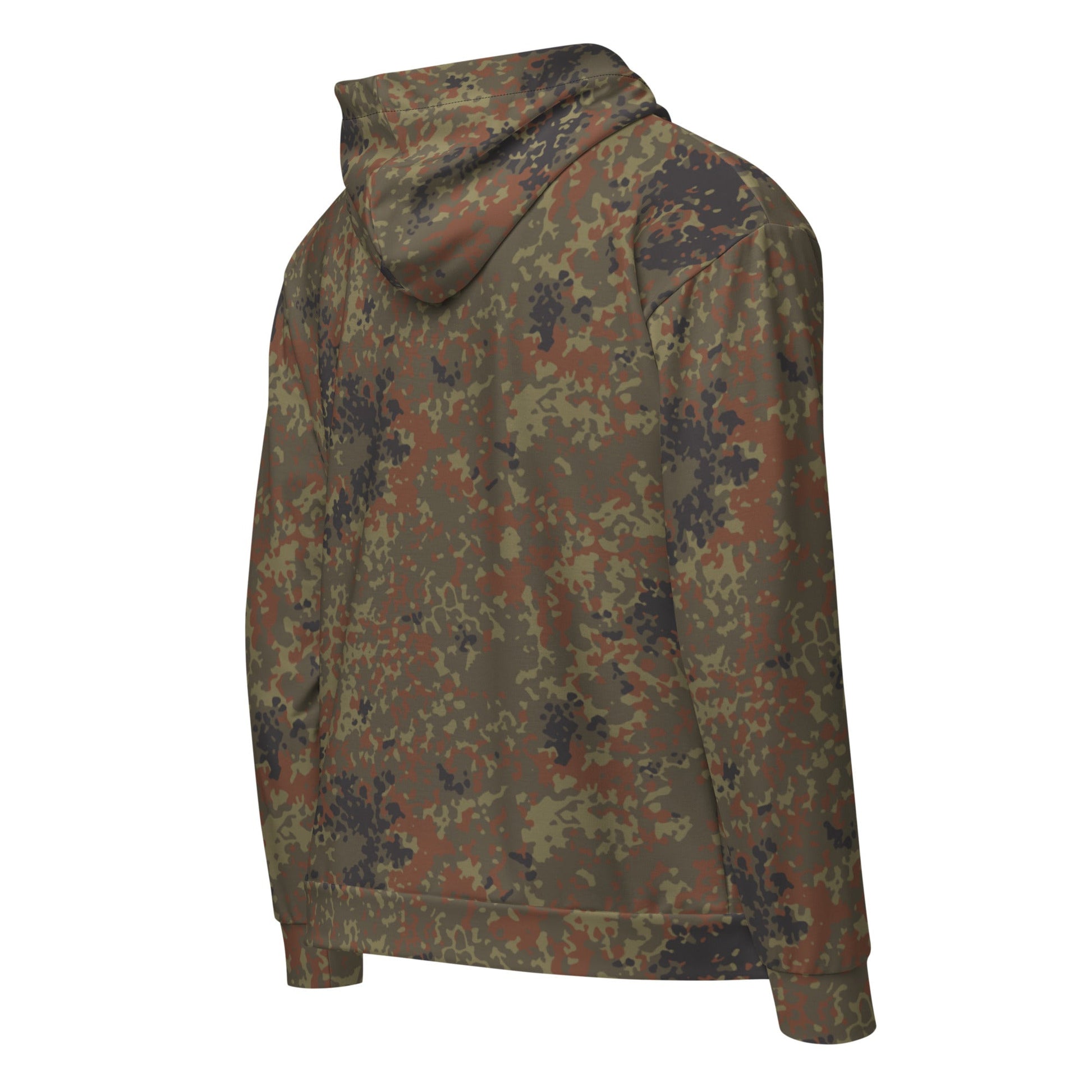 German Flecktarn CAMO Unisex Zip Hoodie