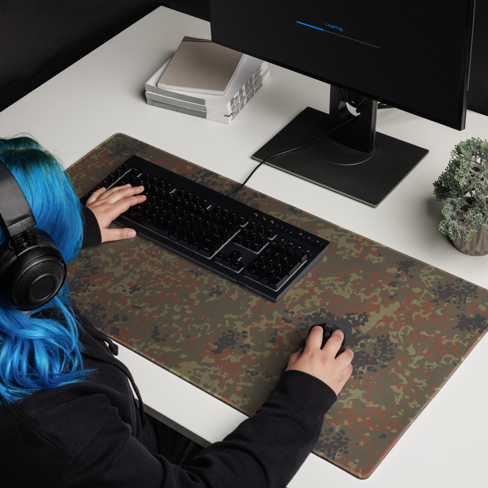 German Flecktarn CAMO Universal Large Desk Pad