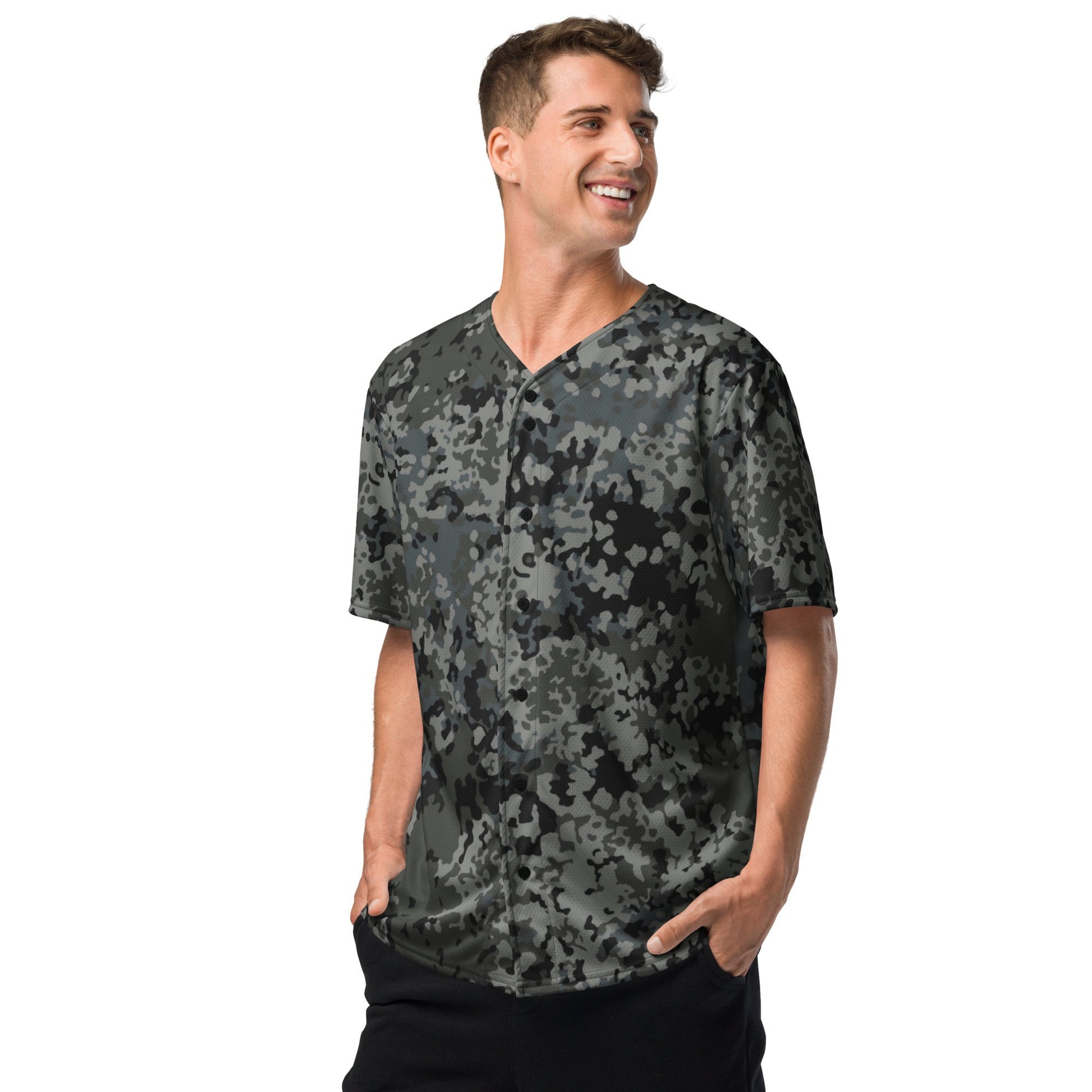 German Flecktarn Urban CAMO baseball jersey - Baseball Jerseys