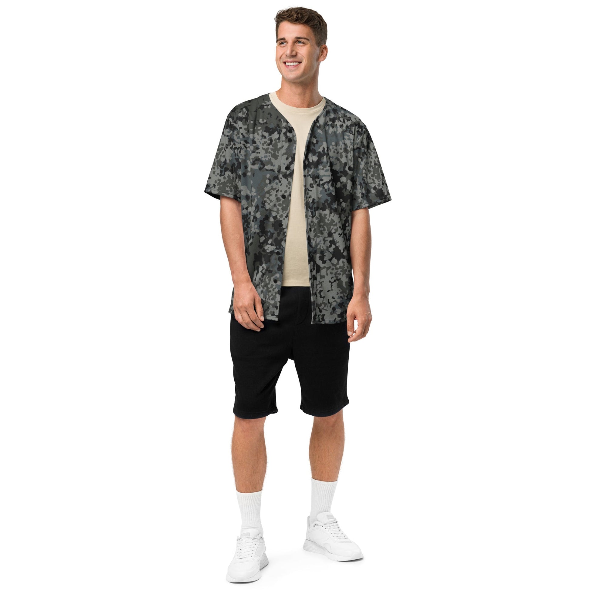 German Flecktarn Urban CAMO baseball jersey - Baseball Jerseys