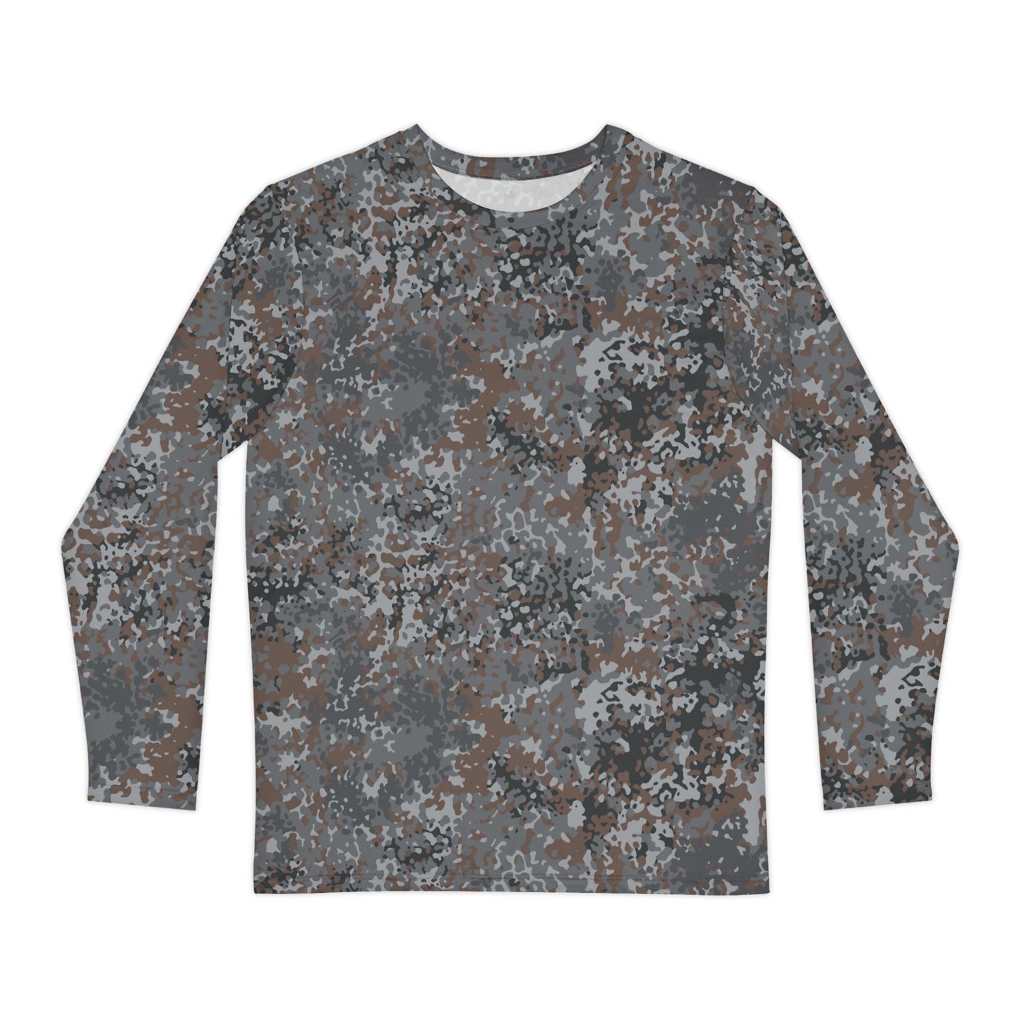 German Flecktarn Urban CAMO Unisex Long-Sleeve Shirt - XS