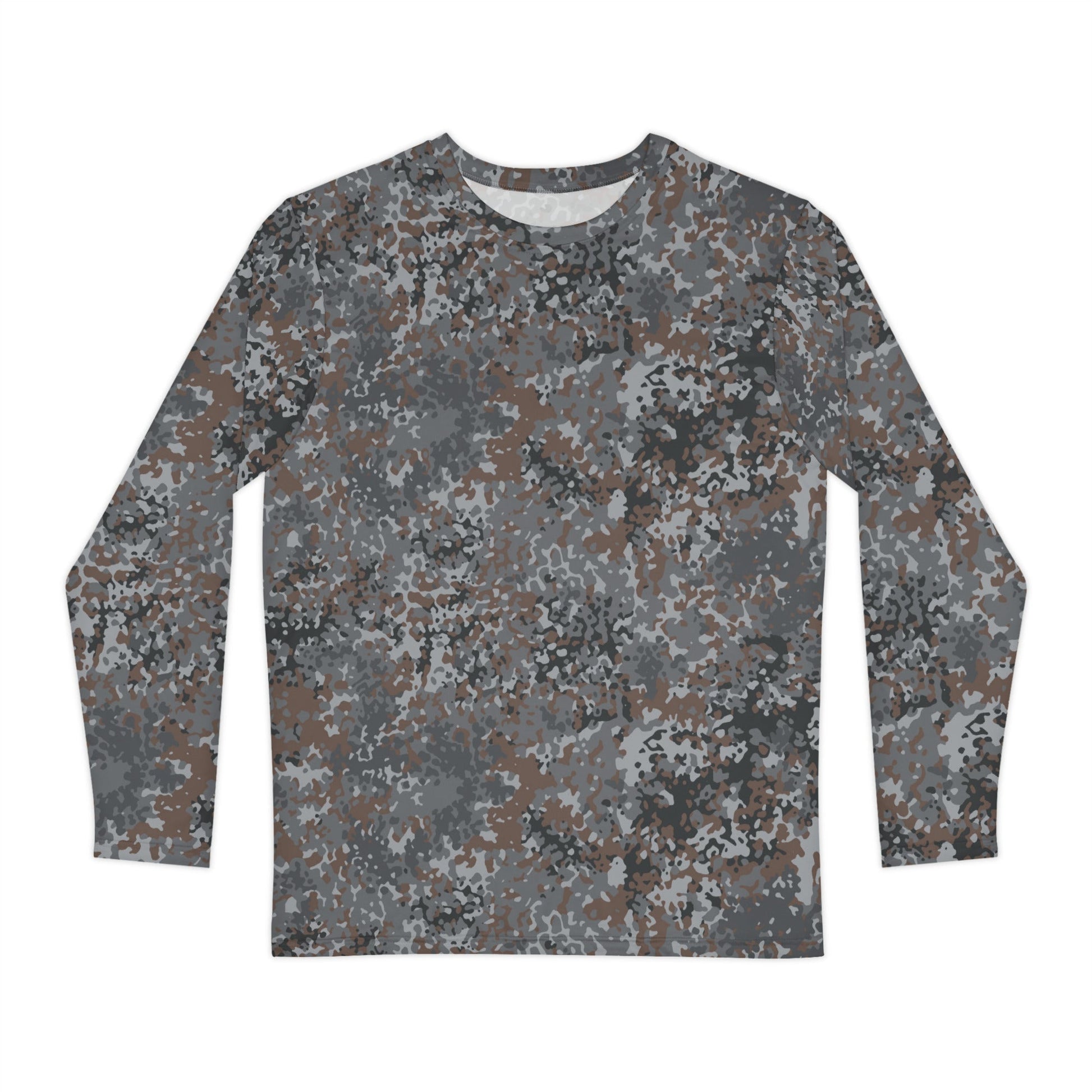 German Flecktarn Urban CAMO Unisex Long-Sleeve Shirt - XS