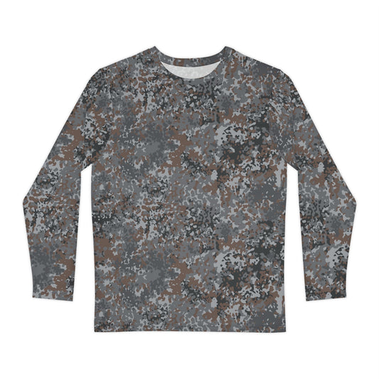 German Flecktarn Urban CAMO Unisex Long-Sleeve Shirt - XS