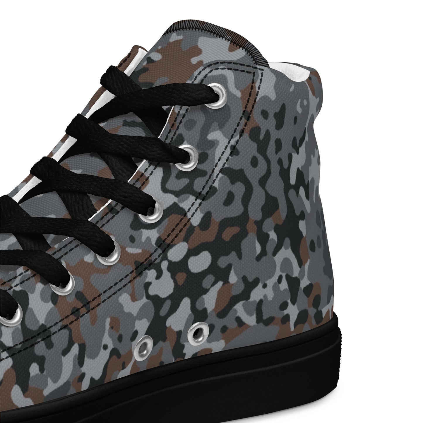 German Flecktarn Urban CAMO Mens High-Top Canvas Shoes