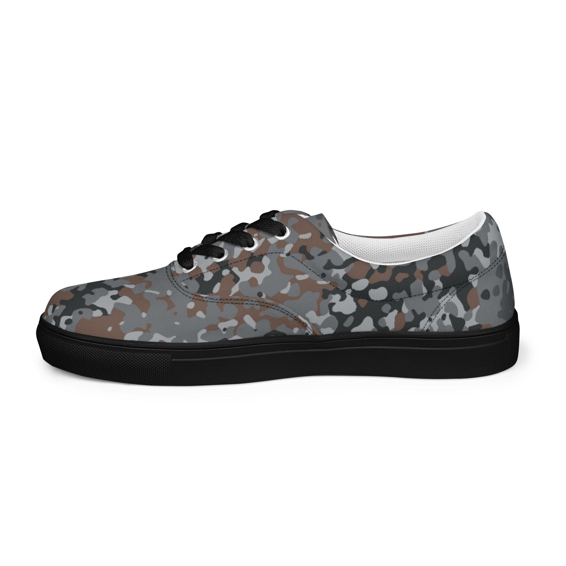 German Flecktarn Urban CAMO Mens Lace-Up Canvas Shoes - Lace-up