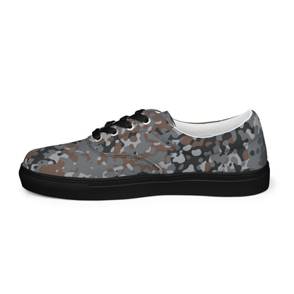 German Flecktarn Urban CAMO Mens Lace-Up Canvas Shoes - Lace-up