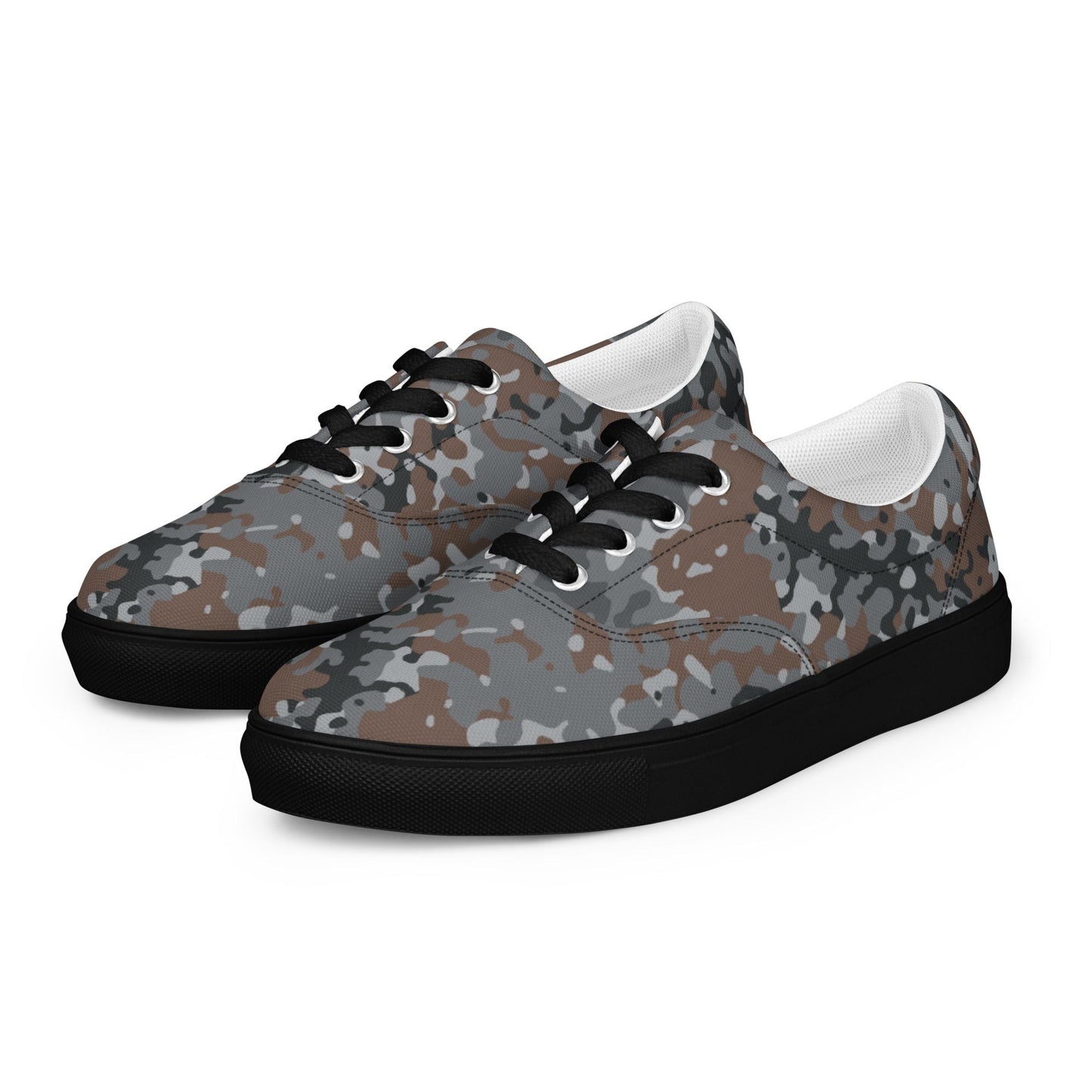 German Flecktarn Urban CAMO Mens Lace-Up Canvas Shoes - Lace-up