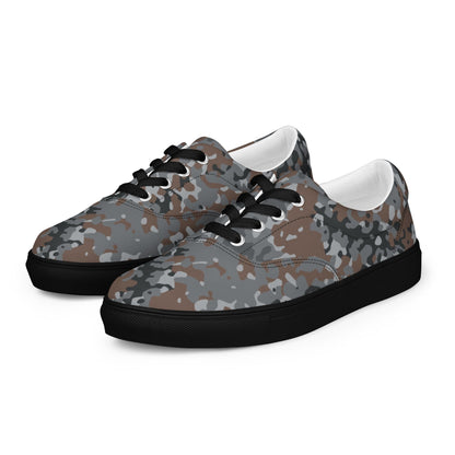German Flecktarn Urban CAMO Mens Lace-Up Canvas Shoes - Lace-up